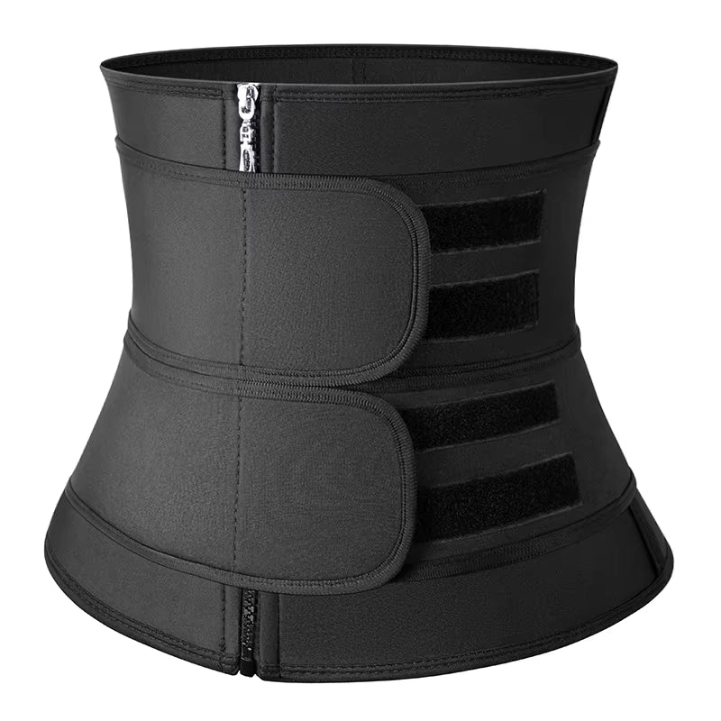 Qtree Waist Trainer plus Size for Women Sports Girdle Corset Slimming Belly Body Shaper Sweat Trimmer Belt Slimmer Weight Loss