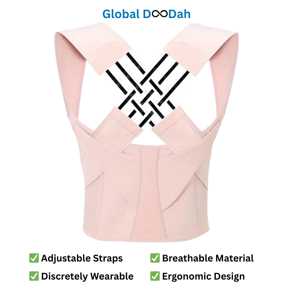 StraightAlign™ Adjustable Posture Corrector