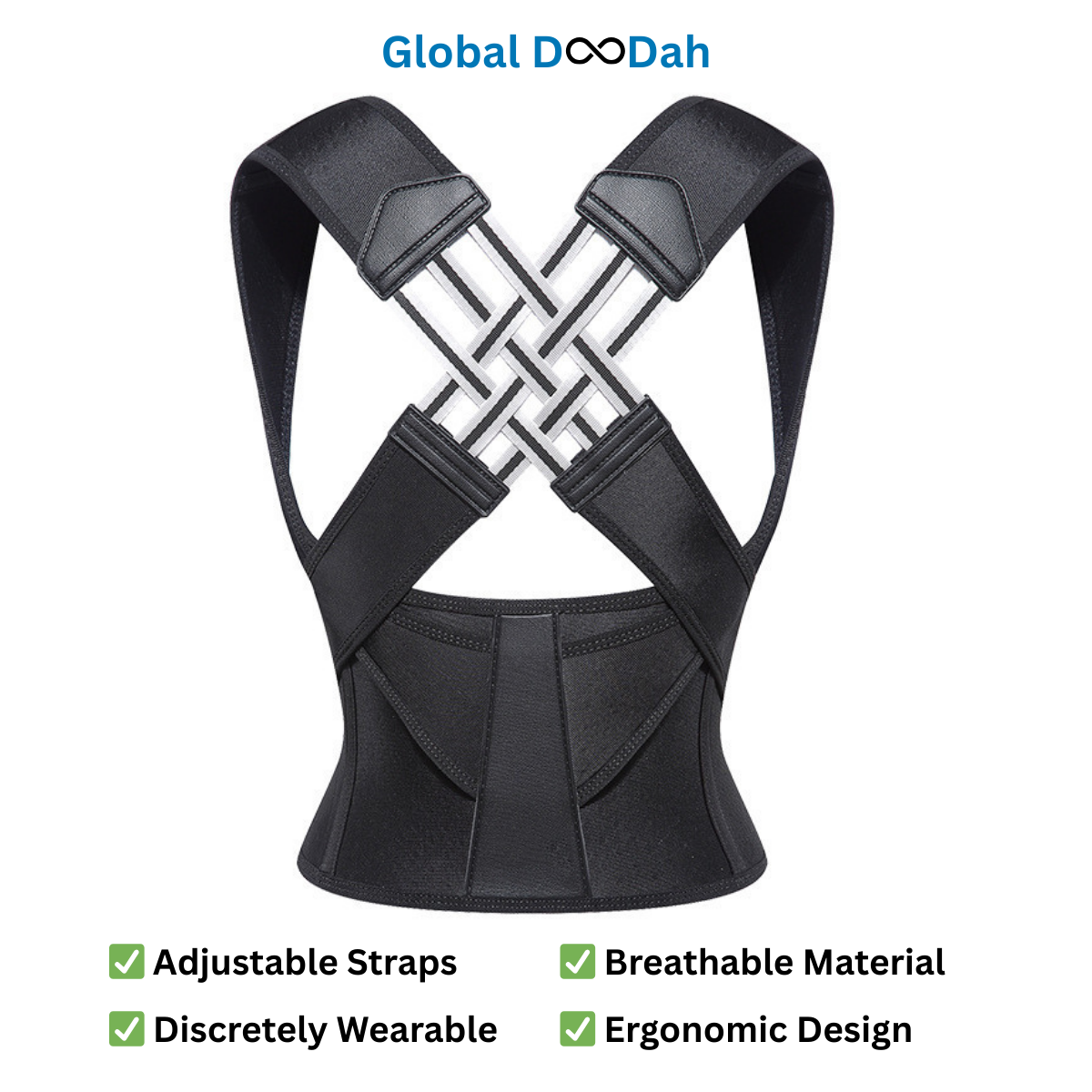 StraightAlign™ Adjustable Posture Corrector