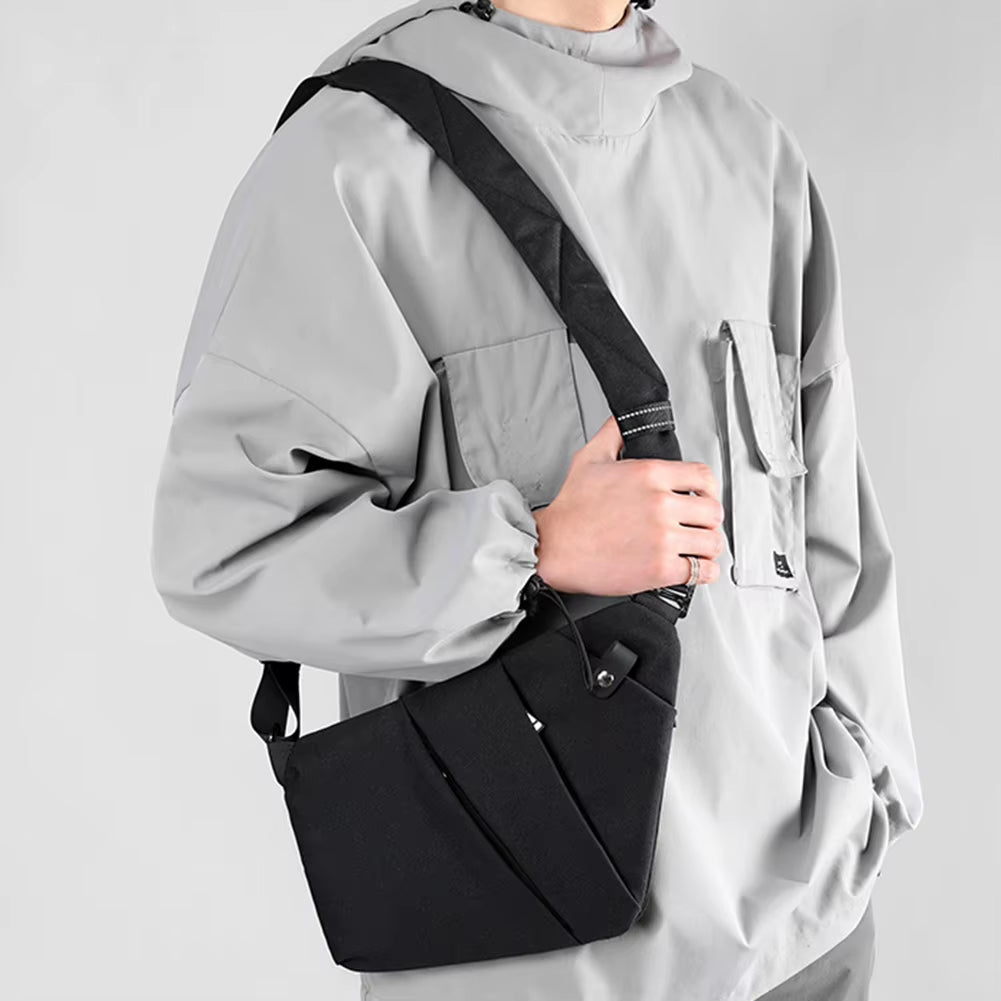 Travel Personal Anti-Theft Crossbody Bag Mini Cross Body Bags Male One Shoulder Sling Bag Leisure Anti-Splash Men'S Chest Bag