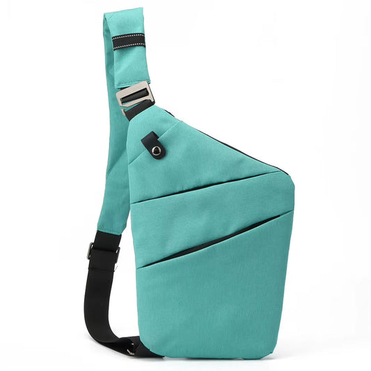 Travel Personal Anti-Theft Crossbody Bag Mini Cross Body Bags Male One Shoulder Sling Bag Leisure Anti-Splash Men'S Chest Bag