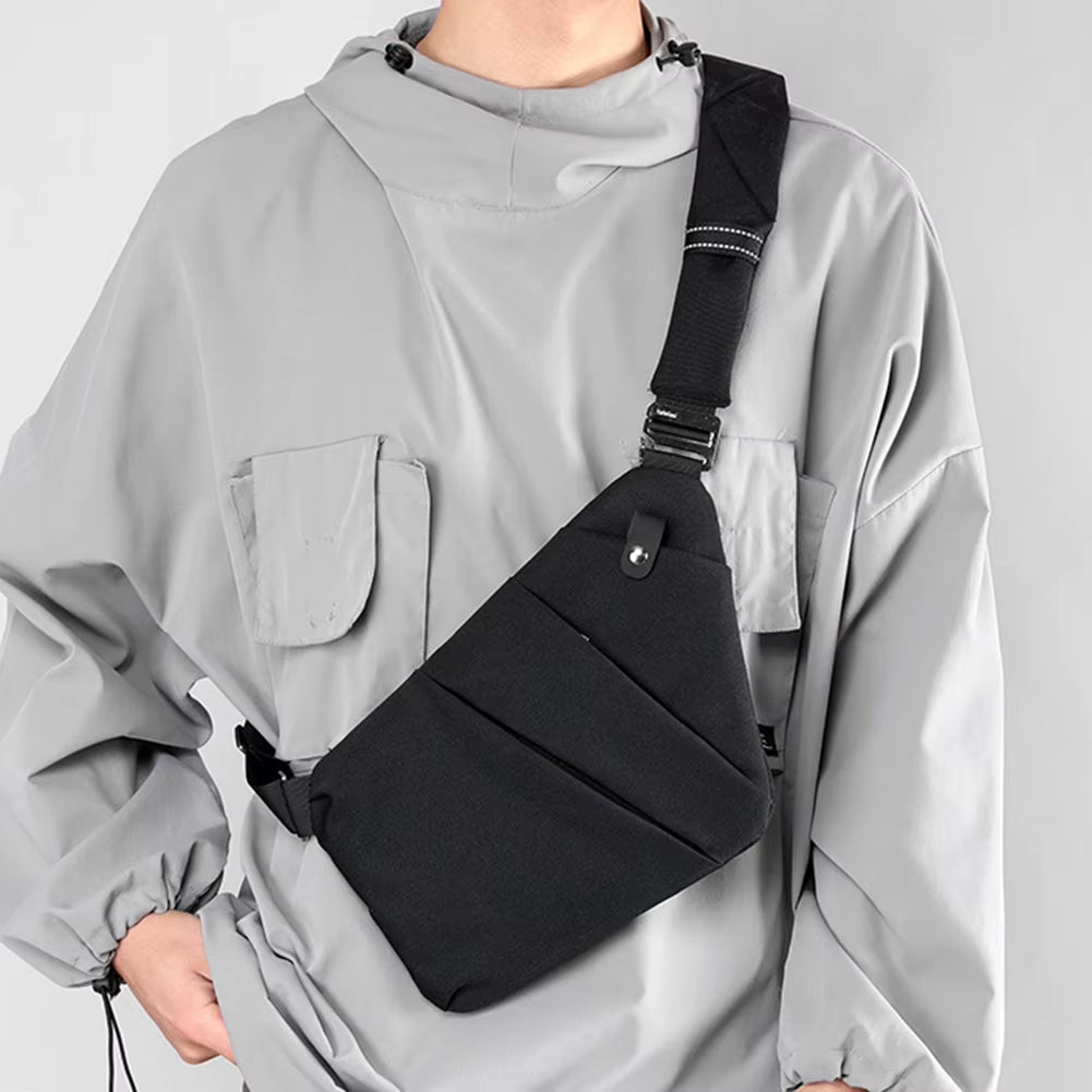 Travel Personal Anti-Theft Crossbody Bag Mini Cross Body Bags Male One Shoulder Sling Bag Leisure Anti-Splash Men'S Chest Bag